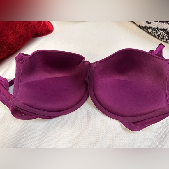 BRA Maidenform Self Expressions Purple Plum Everyday Push-Up Underwire Size 40D - Picture 4 of 12